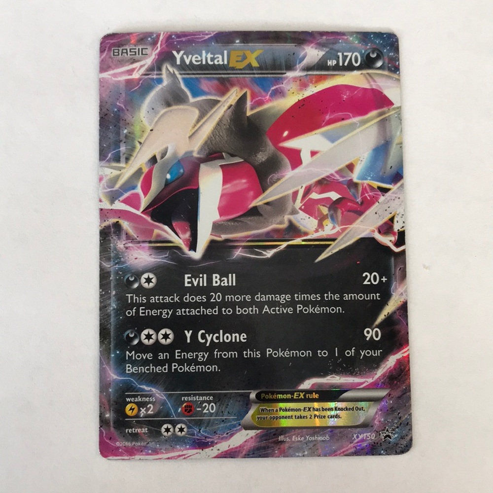 Yveltal EX Pokémon card